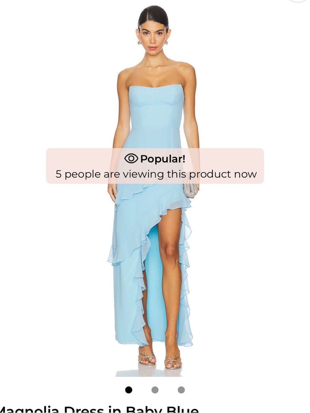 Amanda Uprichard Magnolia Dress in Baby Blue